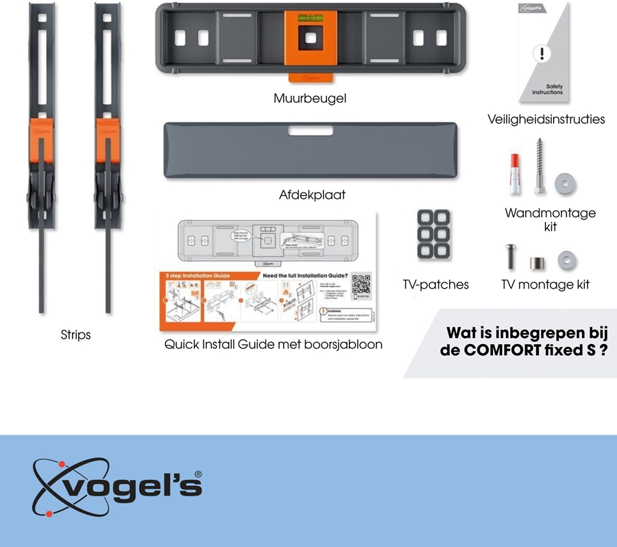 Vogel's COMFORT TVM 3205 | Vaste tv-beugel | 19-50 6